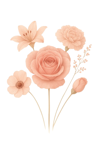 Logo SeriniFleur représentant un bébé et des fleurs